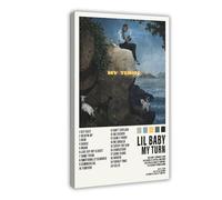 VGDFH Lil Baby It's My Turn Album Cover Canvas Poster Frame-style 24x36inch(60x90cm)