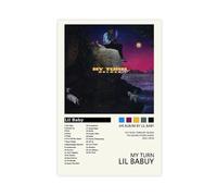 VGDFH Lil Baby It's My Turn Album Cover Canvas Poster Unframe-style 08x12inch(20x30cm)