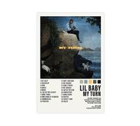 VGDFH Lil Baby It's My Turn Album Cover Canvas Poster Unframe-style 12x18inch(30x45cm)