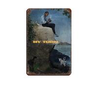 VGDFH Lil Baby It's My Turn Album Cover Retro Poster Metal Tin Sign Chic Art Retro Iron Painting Bar People Cave Cafe Family Garage Poster Wall Decoration 8x12inch(20x30cm)