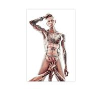 VGDFH Machine Gun Kelly Hip Hop Rapper MGK Canvas Poster Bedroom Decor Landscape Office Room Decor Gift 12x18inch(30x45cm)