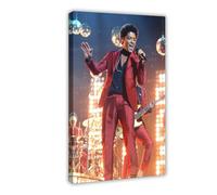 VGDFH Singer Bruno Mars Canvas Poster Frame-style 12x18inch(30x45cm)