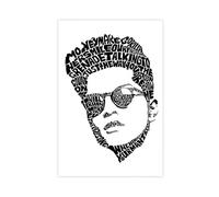 VGDFH Singer Bruno Mars Canvas Poster Unframe-style 20x30inch(50x75cm)