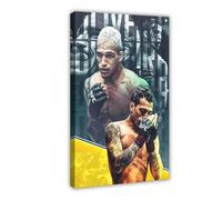 VGDFH UFC Charles Oliveira Profession Boxing Canvas Poster Frame-style 16x24inch(40x60cm)