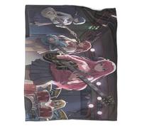 VGDKAOBM BOCCHI THE ROCK! Couples Throw | Reversible Warm Fleece | Anime Characters Printed for Bed/Couch/Sofa 40x50inch(100x130cm)