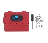 VGEBY 1/10 RC Box, CNC Aluminum Scale Fuel Cell Box with Sealed Design for Water Dust Protection, Large Interior Space for SCX10 PRO Capra RR10 VS4 10 TF2 CC01 Upgrades (Red)