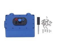 VGEBY 1/10 RC Box, CNC Aluminum Scale Fuel Cell Box with Sealed Design for Water Dust Protection, Large Interior Space for SCX10 PRO Capra RR10 VS4 10 TF2 CC01 Upgrades (Blue)
