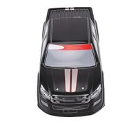 VGEBY 1/10 RC Car Cover, PVC Lightweight Body Cover for Remote Control Truck with 26cm Wheelbase for Racing and DIY Enthusiasts (Black)