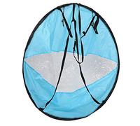 VGEBY 108cm PVC Downwind Sail, Portable Folding Kayak Sail with Belts and Clips for Canoe Inflatables Boat (Lake Blue)
