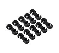 VGEBY 10pcs Brake Cable Clips, Bicycle S Buckle Clips MTB Brake Gear Housing Guides Cycling Bike Accessories (black)