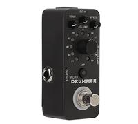 VGEBY 121 Drum Loops One-Piece Drum Machine Pedal True Bypass Electric Guitar Effect for Guitarists Metal Black