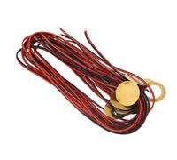 VGEBY 12PCS 27mm Piezo Discs with Wire Brass Piezoelectric Disk Piezo Pickup Transducer for Acoustic Guitar Drum Trigger