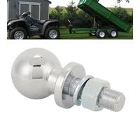 VGEBY 2 Inch Trailer Hitch Ball, High Load Capacity Stainless Steel 3500LB Universal Tow Hitch Ball for Rv Farm Trailer Off Road Vehicle