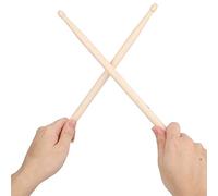 VGEBY 2 Pairs Maple Wooden Drumsticks, Classical Designed 5A 5B Drum Sticks for Jazz Rock Punk Metal Music, with Good Equilibrium Sense and Hand Feeling (5B drum sticks)