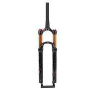 VGEBY 29in Bike Air Suspension Fork, Mountain Bike Front Fork Bicycle Shock Absorption Front Fork Tapered Steerer Manual Lockout Gold