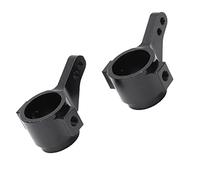 VGEBY 2Pcs Aluminum Alloy Steering Cups, Long Service Life Stable Performance RC Car Replacement Parts with Accuracy Machining, for 1/10 Remote Control Cars CC01 TA02 TA03 (Black)