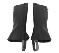 VGEBY 2PCS Kids Half Chaps Equestrian Leg Guards Microfiber Protective Riding Chaps with Zipper & Foot Straps for Horse Riding Training Competition (CXXL)