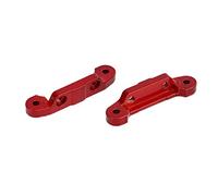 VGEBY 2PCS RC Arm Code Set Zinc Alloy Front Rear Suspension Arm for SCY 16101 16102 16103 16201 1/16 RC Car with High Strength Durability (Red)