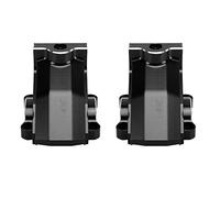 VGEBY 2pcs RC Gearbox Housing RC Differential Cover Aluminum Alloy Replacement for 1/5 Car Front Rear Universal with Easy Installation (Black)
