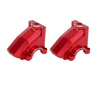 VGEBY 2pcs RC Gearbox Housing RC Differential Cover Aluminum Alloy Replacement for 1/5 Car Front Rear Universal with Easy Installation (Red)