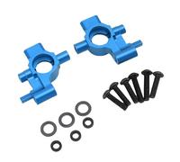 VGEBY 2PCS RC Steering Cup, Alloy Front Steering Cups Replacement for 4-TEC DRIFT RC Car Seamless Fit and Integration (Blue)