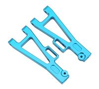 VGEBY 2pcs RC Suspension Arm, Aluminum Alloy Front Rear Lower Swing Arm for JLB 1/10 Truck, with Stable Performance and Long Service Life (Blue)