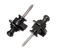 VGEBY 2Pcs Skid Proof Metal Guitar Strap Button Set for Stable Fixing, Burden Relief and Pretty Design - Alloy End Peg Accessories for Guitar