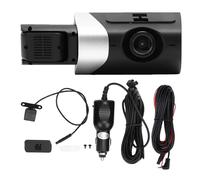 VGEBY 3 Channel Dash Cam, 1080P HD Front Rear Interior Car Camera 170 Wide Angle WDR Night View Loop Recording for Cars Taxis