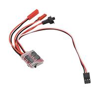 VGEBY 30A Brushed ESC, RC 30A Brushed Motor ESC Stable Performance Electronic Speed Controller With Brake RC Replacement Parts for RC Car