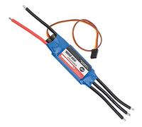 VGEBY 40A Brushless ESC Electronic Speed Controller for Fixed Wing RC | Plastic Housing, 5V/3A BEC, 2-4S LiPo Compatible, Supports 50A Burst Current, Overload Protection