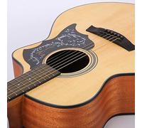 VGEBY 41in Guitar Pickguard, Plastic with Flower and Bird Patterns, Protects From Scratches, Perfect for Guitar Lessons and DIY Projects