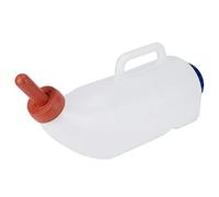 VGEBY 4L Calf Milk Bottle with Handle and Detachable Nipple for Easy Feeding on Cattle Farms, Safe Plastic and Rubber Material, Ideal Livestock Supply, 1 Unit