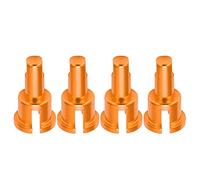 VGEBY 4pcs RC Differential Cup, Aluminum Alloy Wear Resistant Connectors for Remote Control Car, with Improved Design for A949 A959 A969 A979 A929 1/18 Model (Gold)
