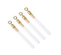 VGEBY 50Pcs Float Waggler Adaptors, Fishing Swivels With Tube Floats Adapters Accessories (S) Fish Float