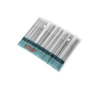 VGEBY 55 Stainless Steel -Stahl -PCs Double Knitting Needle Set for Beginners Ergonomic Design, Milder and Lighter Needles for Sweaters, Hats, Scarves 20 Cm Long