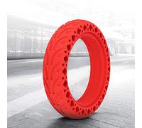VGEBY 8.5 Inch Rubber Prismatic Tire Anti Explosion Shock Absorption Tyre for Mi M365 Electric Scooter Accessories (Red)