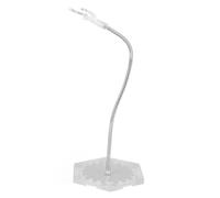 VGEBY Action Figure Stand, ABS Stainless Steel Doll Figure Display Bracket Stop Motion Model Support Holder for 6inch Doll (Transparent)