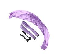 VGEBY Aerial Strap, Elastic Aerial Yoga Hammock Strong Bearing Folding Leg Stretcher Strap Flexibility Trainer for Home Exercises (Purple)