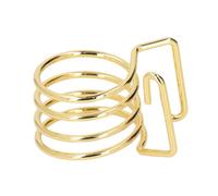 VGEBY Alto Sax Ligature, Alloy Spiral Mouthpiece Fastener for Improved Tone, Jazz Music Performance Gear for Professional and Student Saxophonists