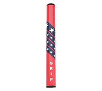 VGEBY Anti Slip PU Covered Club Putter Grip Replacement, with Comfortable EVA Core for Putting Practice (Red)