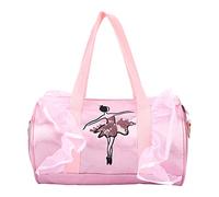 VGEBY Ballet Bag, Dancing Handbag, Lace Trimmed Shoulder Bag Essential Ballet Accessories for Girls Ballerina (pink long yarn), VGEBYBC3TGWN5X4-01
