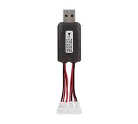 VGEBY Battery Charger, CX405 4CH Micro USB Battery Charger for 1S 3.7V Lipo LiHV 3.8V for RC Helicopter Car Model Accessory Model Toy