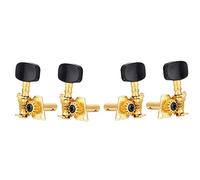 VGEBY Beautiful 2L2R Ukulele Tuners with Black Button, Rusty and Broken Replacement, Copper Alloy Gears, 4.3 X 3 X, Cm