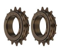 VGEBY Bicycle Freewheel, 2pcs 16 Teeth Bike Single Speed Freewheel Bike Sprocket Replacement Universal for Bicycle