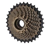 VGEBY Bicycle Speed Wheel, No Deformation 9 Speeds 13-32T Wear Resistance Steel Wheel Threaded Flywheel Bicycle Gear Flywheel Practical Wheel Parts