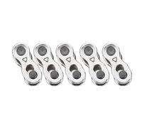 VGEBY Bike Chain Master Link, 5 Pairs Bicycle Chain Link Connector, 6-7-8 9 10 Speed Quick Coupling