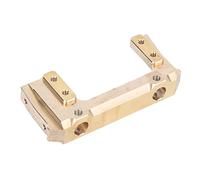 VGEBY Brass Front Bumper Mount Servo Mount, Small Size Easy Install Lower Center of Gravity, with Novel Appearance Light Weight, for Axial SCX10 II 90046 90047 RC Car