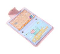 VGEBY Card Case, Practical Business Credit Case Made of PU Leather for 24 Cards, for Men and Women, 10.5 X 7.5 X 2 Cm, Yellow (Pinkish)
