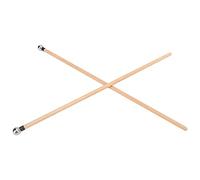 VGEBY Carillon Mallets, 1 Pair Maple Wood Handle with Metal Silver Hammer Head for Carillon Performers