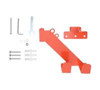 VGEBY Chainsaw Holder, Heavy Duty Steel Wall Mount for 150lbs Capacity Chainsaws with Non Slip Rubber for Tool Storage and Organization